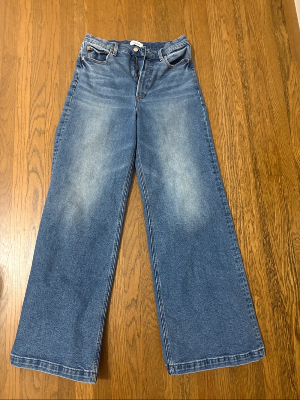 Pistola women’s Lana High Rise Ultra Wide Leg Jeans size 30